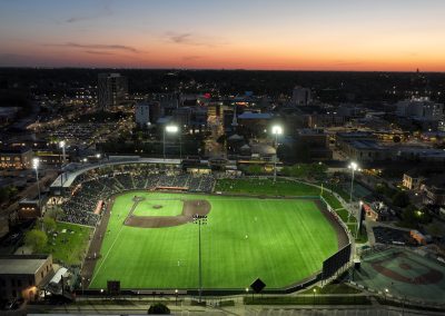 Arial Shot of Joliet Slammers baseball field
