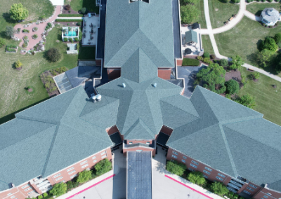 Drone Over university